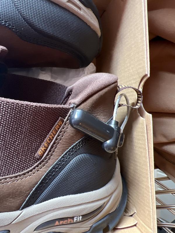 Security tabs still on shoes