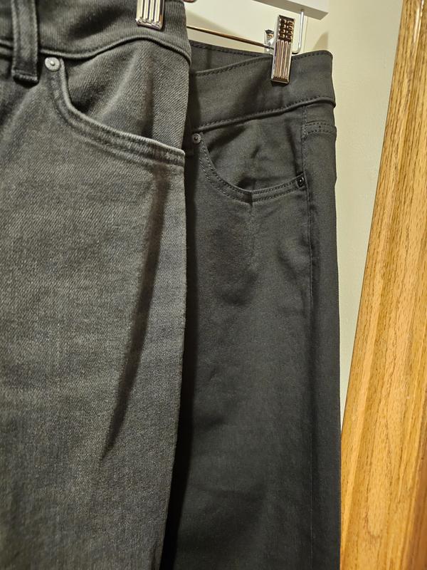 New jeans on left, old black Denver's on tge right