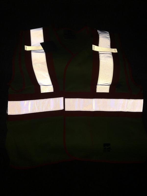 Dakota WorkPro Series Men's Class 1 Hi Vis Reinforced Work Vest