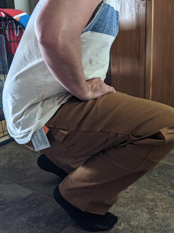 Felt comfortable crouching