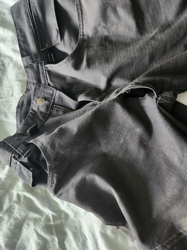 Hole in crotch