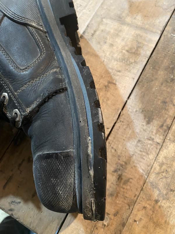 Falling apart work boots