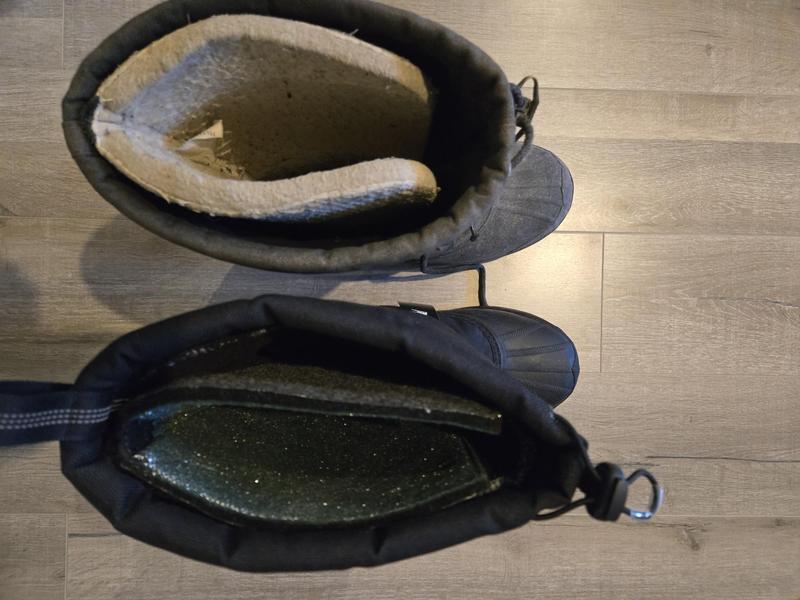 old boot compared to new ones