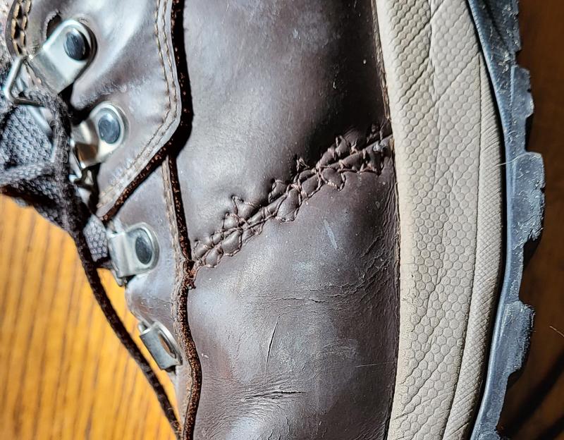 Repair job on the other boot. CR@P!