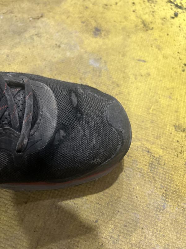 Rips in shoe 3 months old