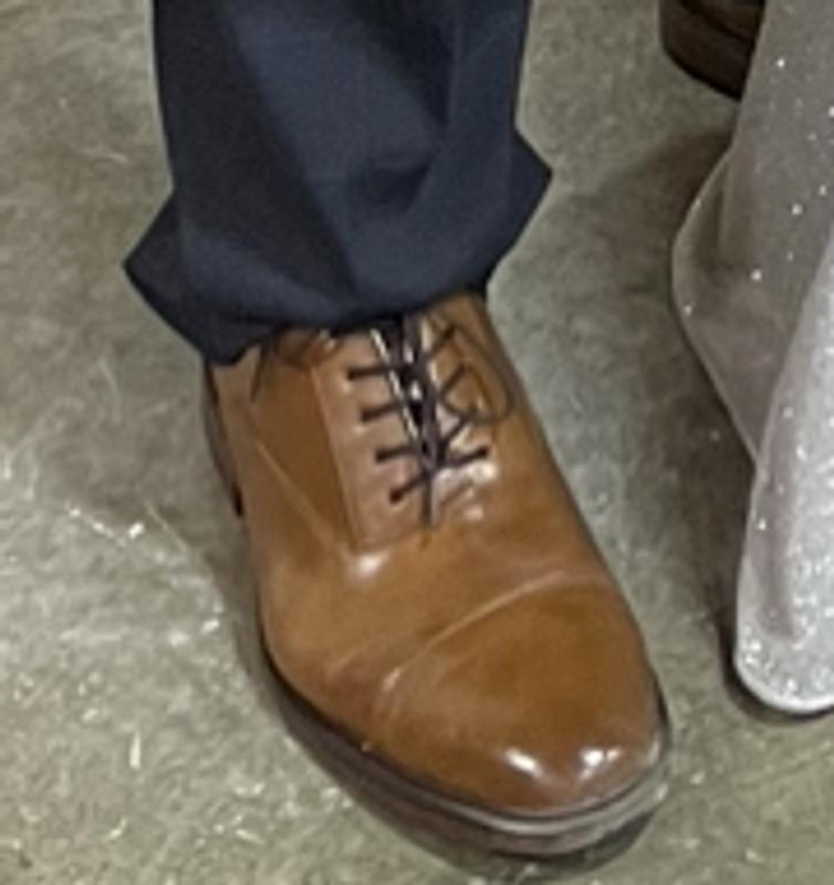Colour looked beautiful with navy dress pants