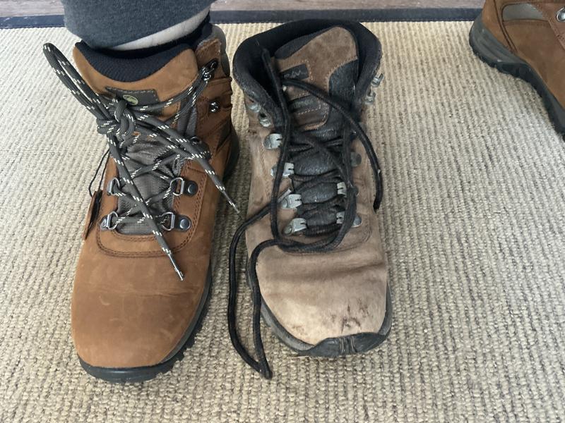 New vs 2019 pair.  I hope the orange colour will tone down 😊