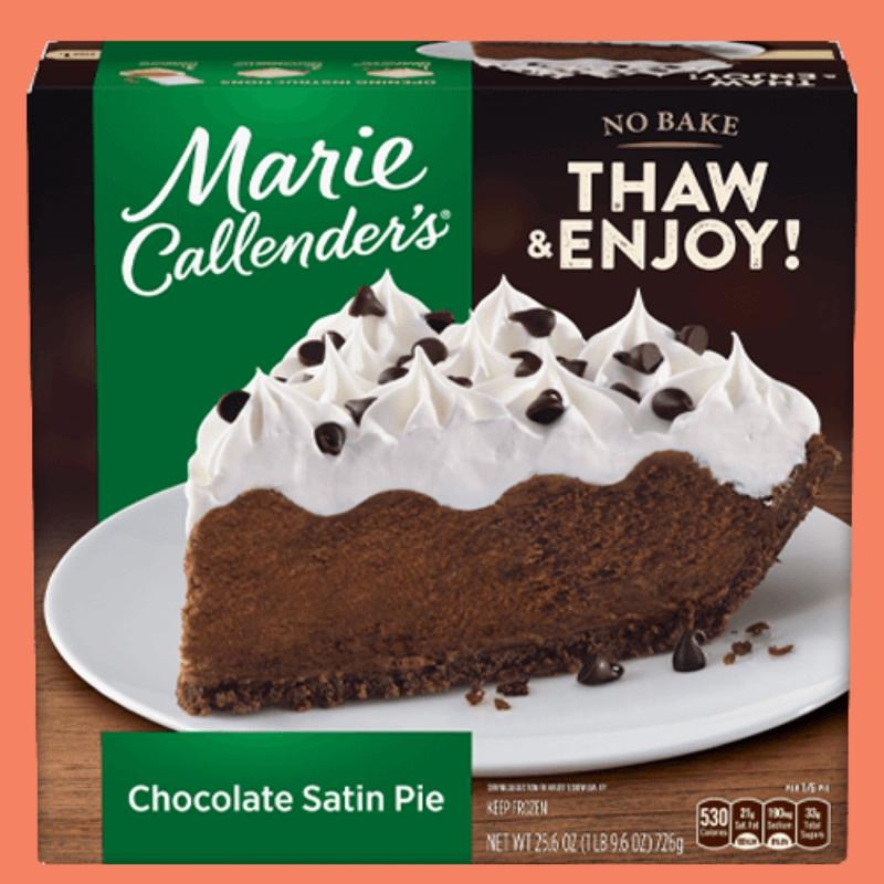 Marie Callender S Chocolate Satin Pie 25 6 Oz Qfc