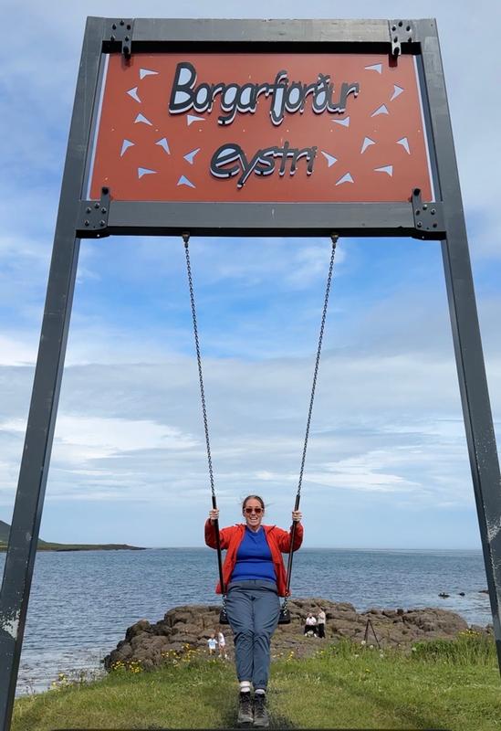 Borgarfjordur Eystri swing in Iceland