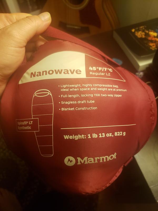 Nanowave 45 cheap sleeping bag