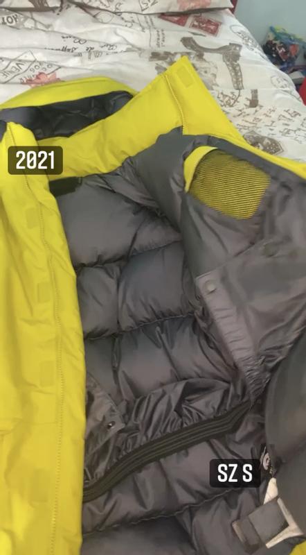 The color is more neon not something I prefer but the coat is fit for the weather.