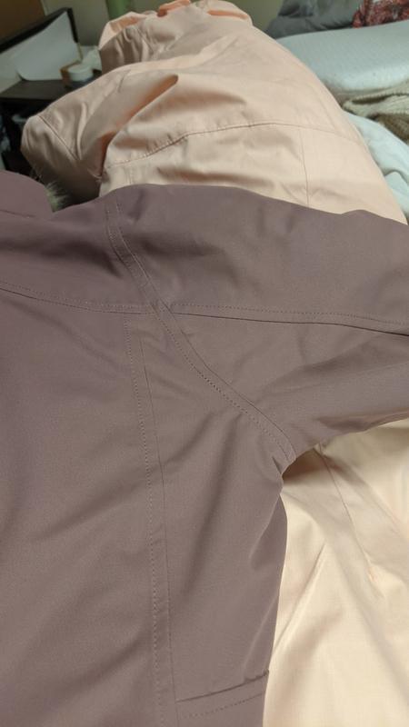 Dream State is muted drab purple compared to Columbia Suttle peach blossom pink