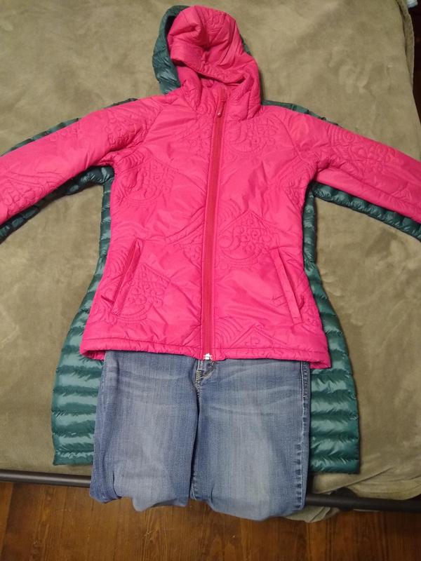 Coat flares out so much at bottom.