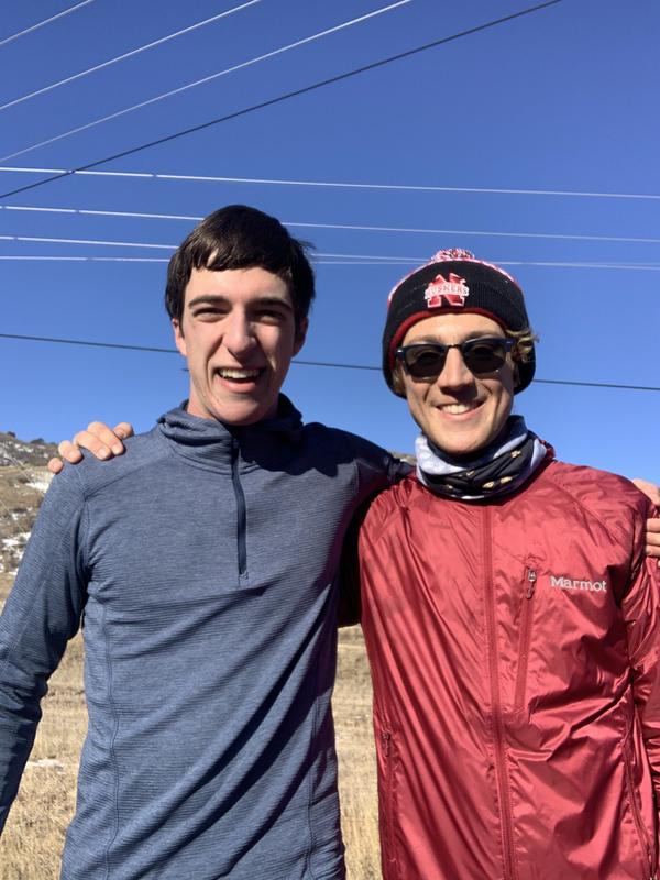 Me & my friend in our Marmot gear!