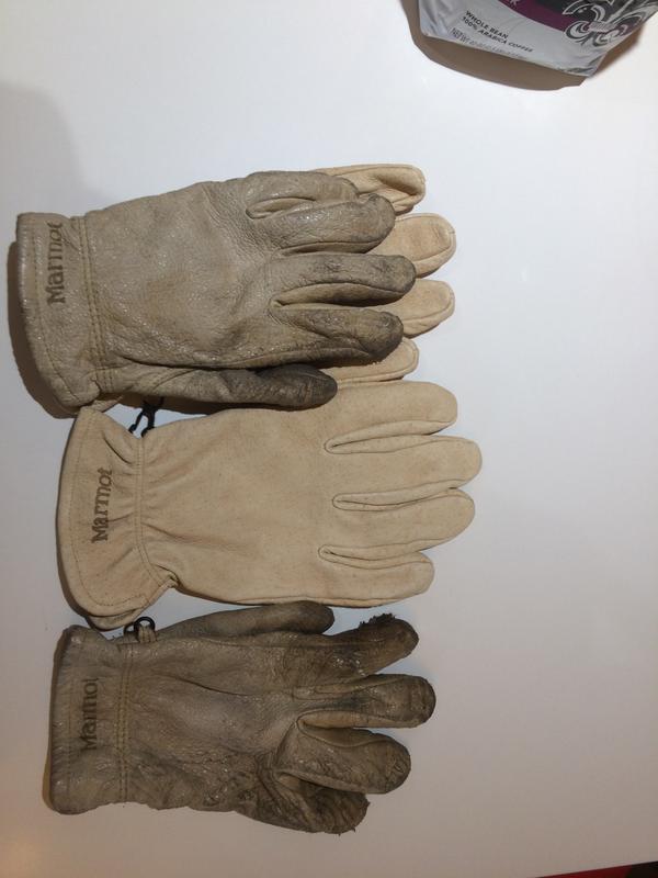 Marmot leather 2024 work gloves