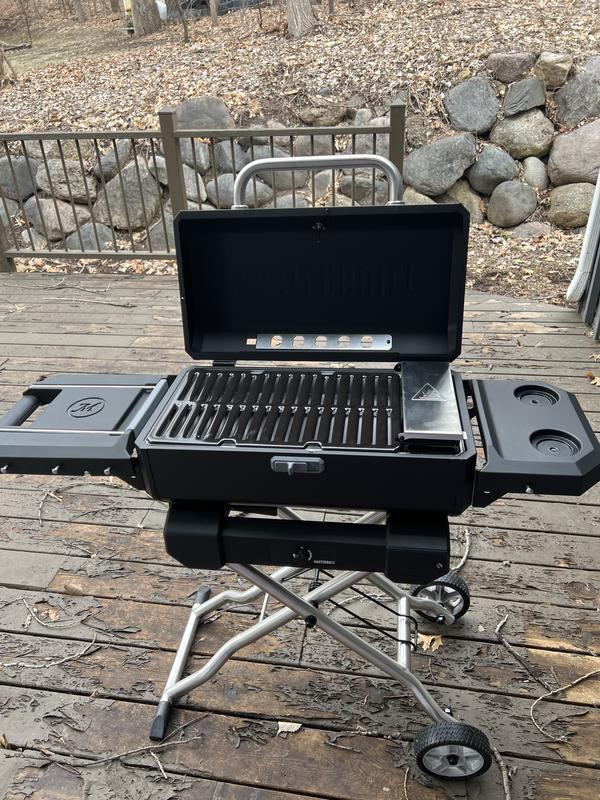 Portable Charcoal Grill and Smoker with Cart - Masterbuilt Portable Charcoal Grill and Smoker with Cart - Masterbuilt