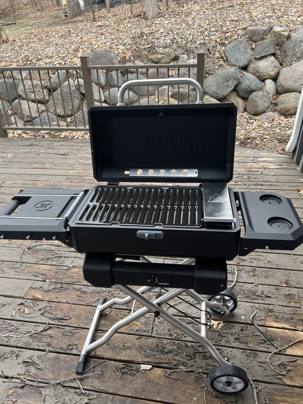 Portable Charcoal Grill and Smoker with Cart - Masterbuilt