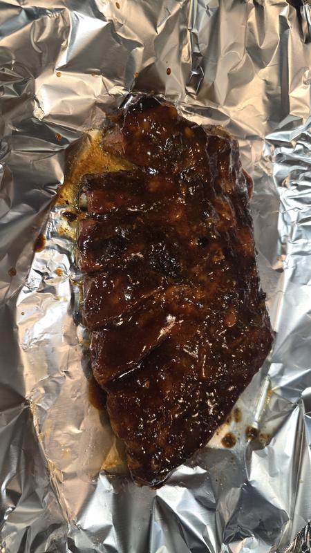 Great ribs St. Louis style.