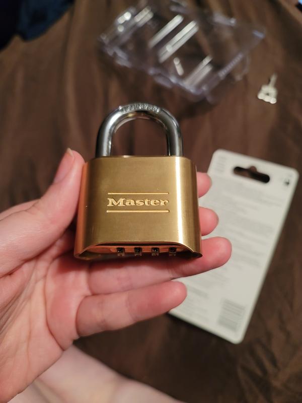 Master Lock Cadenas pour valise accepté par la TSA avec arceau