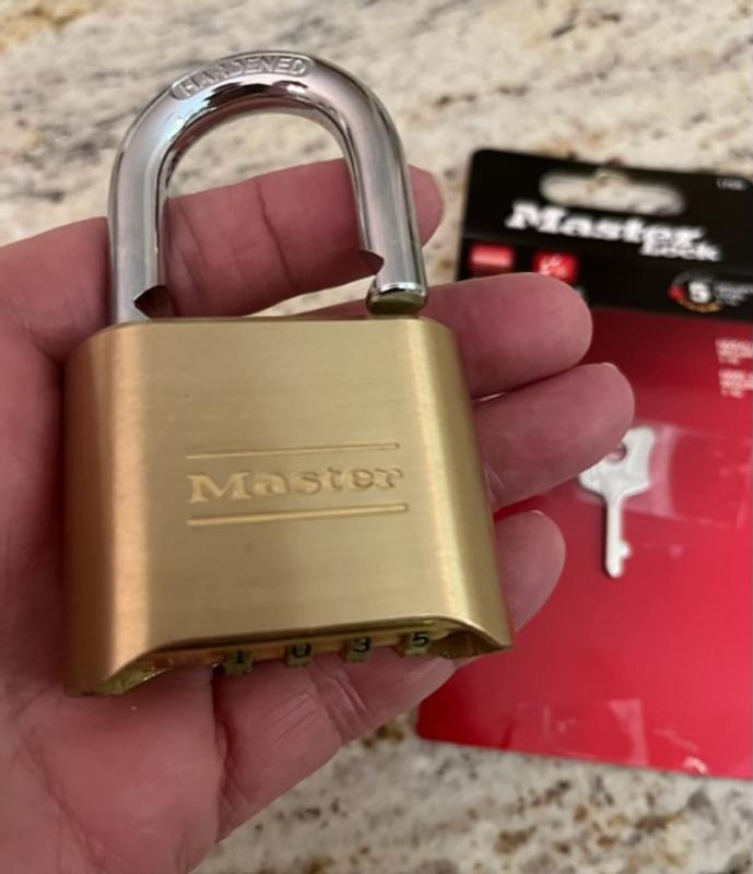 Cadenas à code MASTER LOCK zinc, l.51 mm