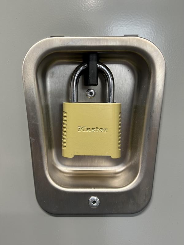 Master Lock 874DLH (in use)