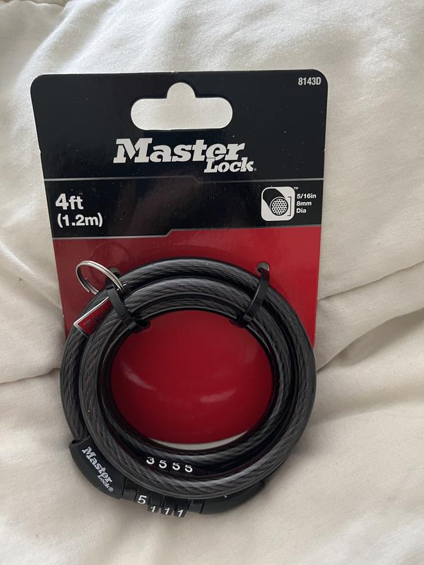 Master lock cheap bike lock combination