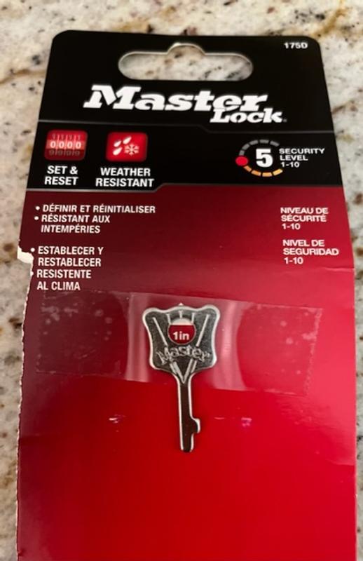 Master Lock Resettable Combination Lock Brass - Office Depot