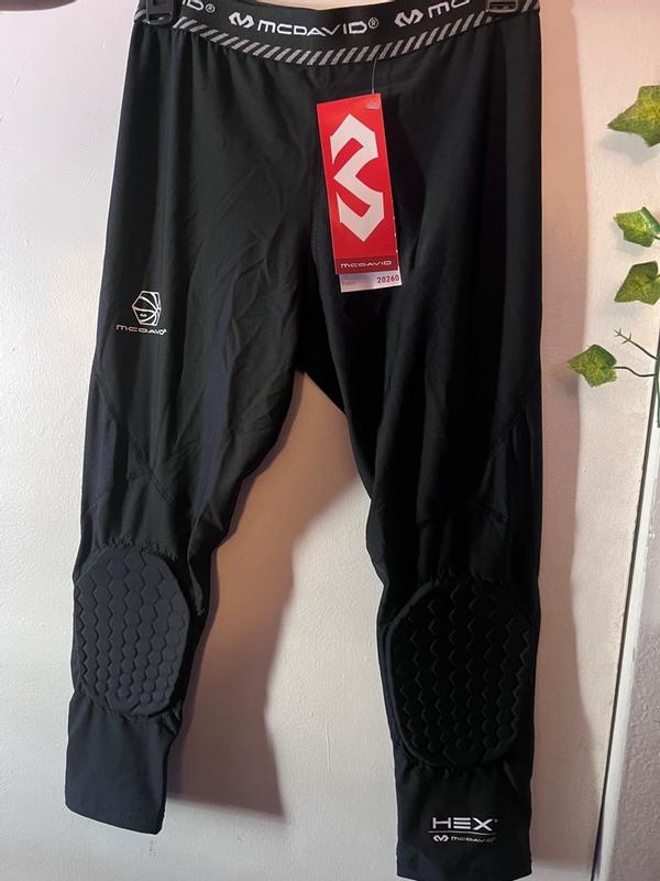 HEX Basketball Compression Tight with Knee Pads White McDavid