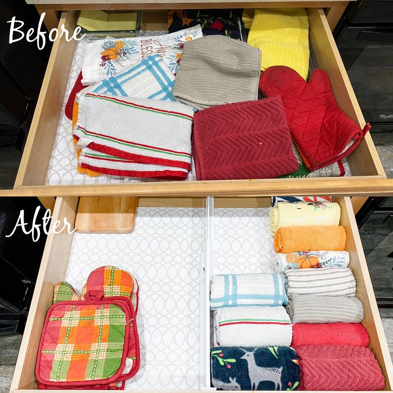 Customer Reviews mDesign Expandable Kitchen Drawer Divider with Foam