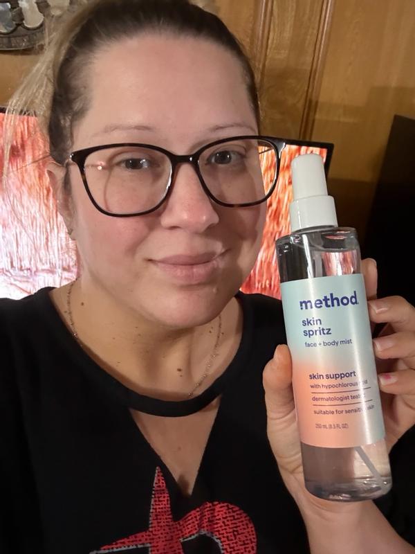 skin spritz face + body mist – method products