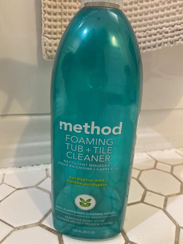 Method Limpiador de baño, elimina las manchas de moho y moho, eucalipto  menta, 28 onzas líquidas (paquete de 8)
