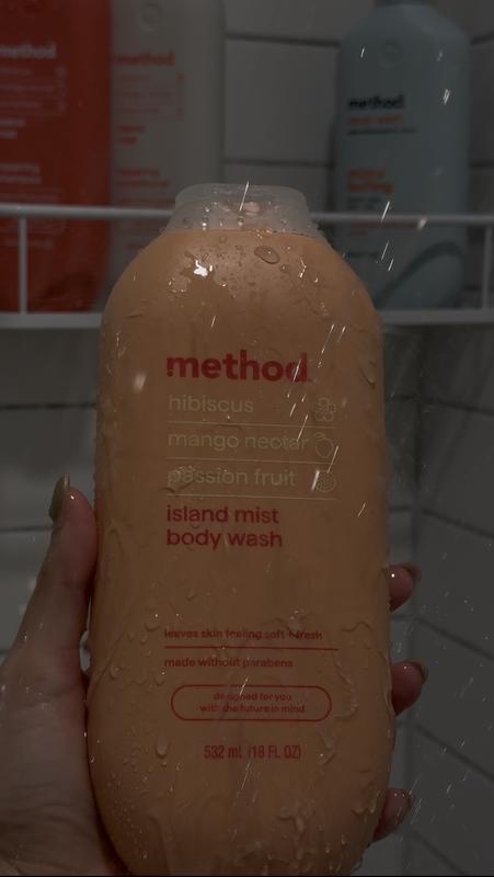shower trio - island mist, 45.5 oz – method products
