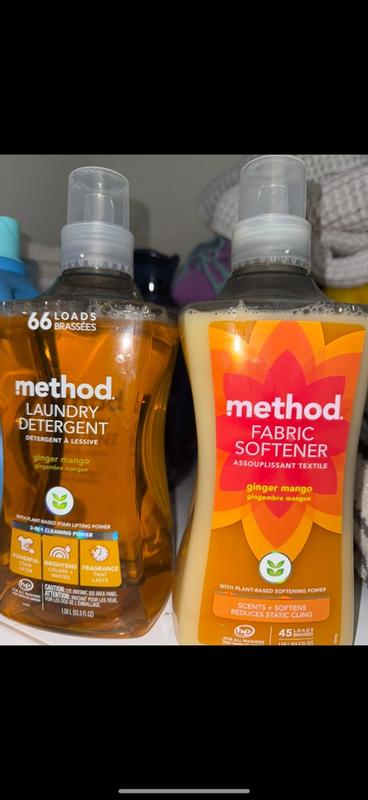 method | Laundry Detergent, Ginger Mango, 53.5 oz, 66 Loads