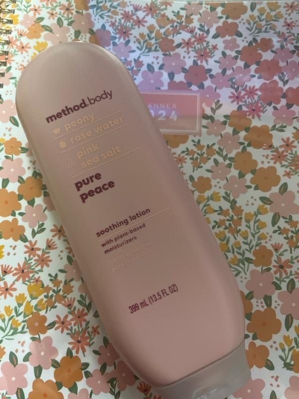 method Pure Peace Daily Lotion Plant-Based Moisturizer 14 fl oz in the ...