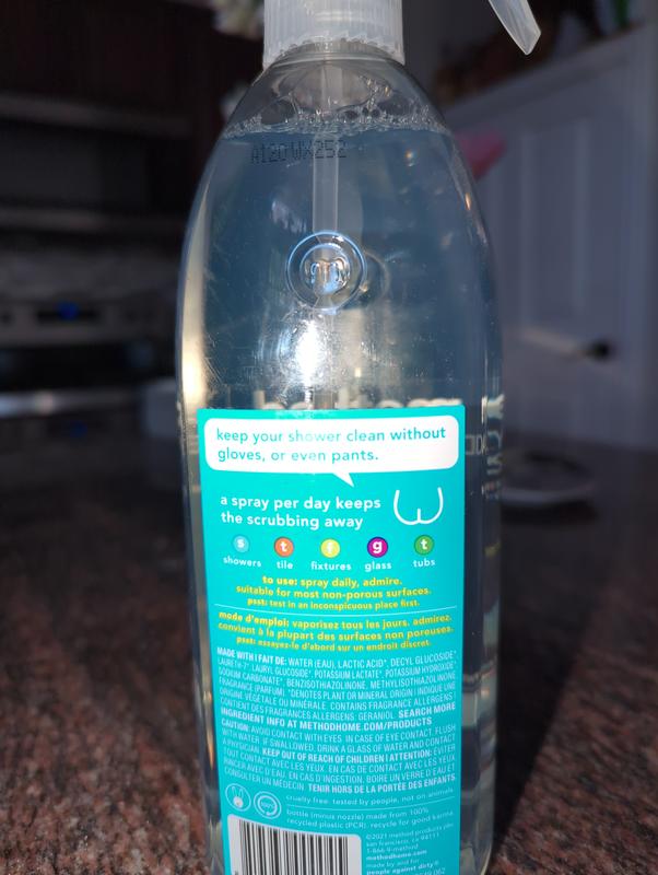 Method biodegradable Eucalyptus + Mint Daily Shower Spray 28 fl oz. No  rinse. — Sponge & Scrub Co.
