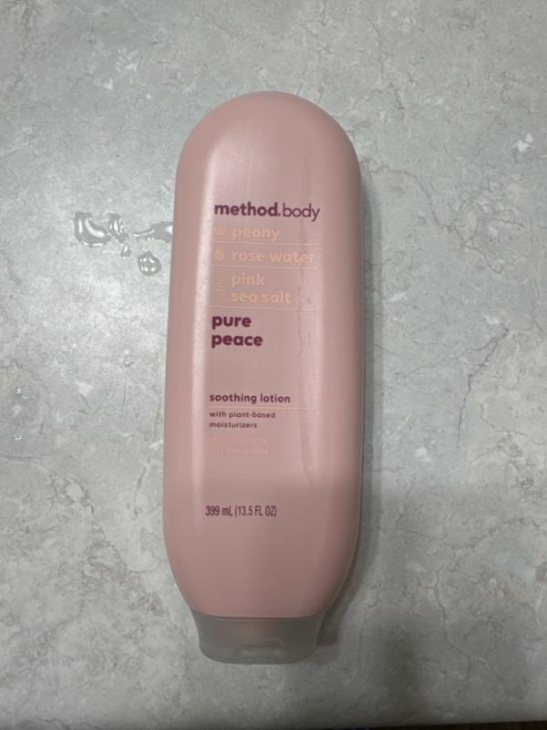 method Pure Peace Daily Lotion Plant-Based Moisturizer 14 fl oz in the ...