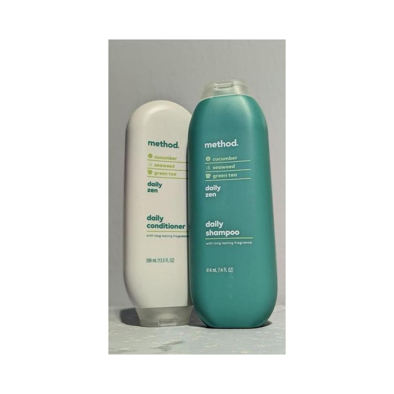 daily zen shampoo- cucumber, seaweed + green tea - 14 oz | method