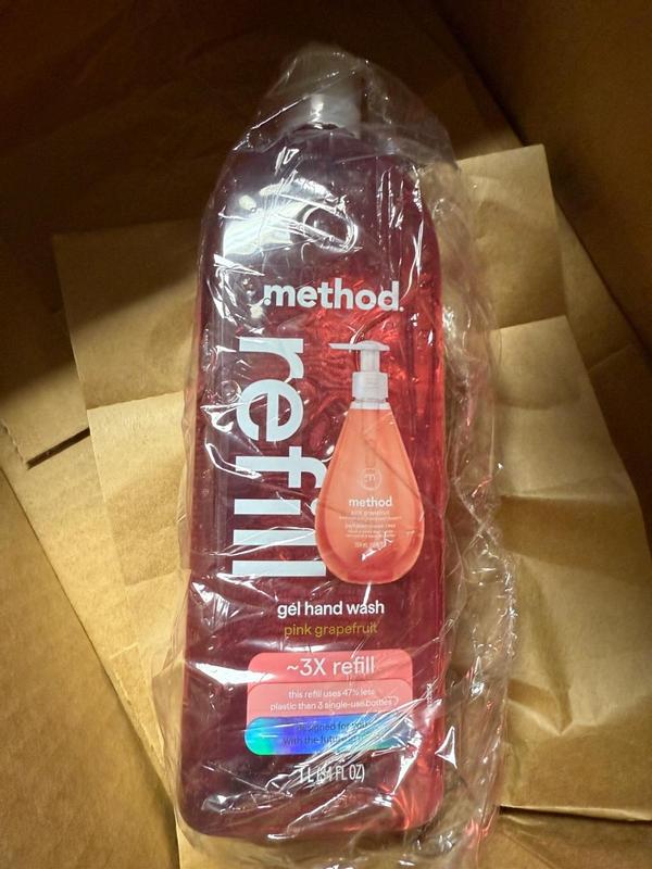 method Pink Grapefruit Scent Gel Hand Wash 34 oz Case of 4 at Lowes.com