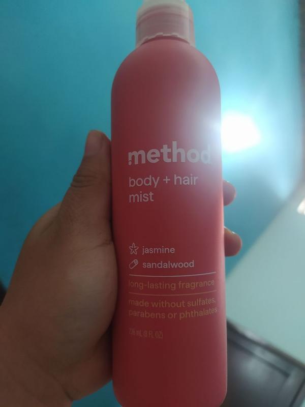 jasmine + sandalwood body wash + mist duo – method products