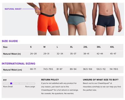 Underwear Expert Well Hung Meundies Boxer Brief Men's Best ENDOWED Underwear  Cushion Comfort Purple Padded removable Sport Indigo Lavender -  Canada