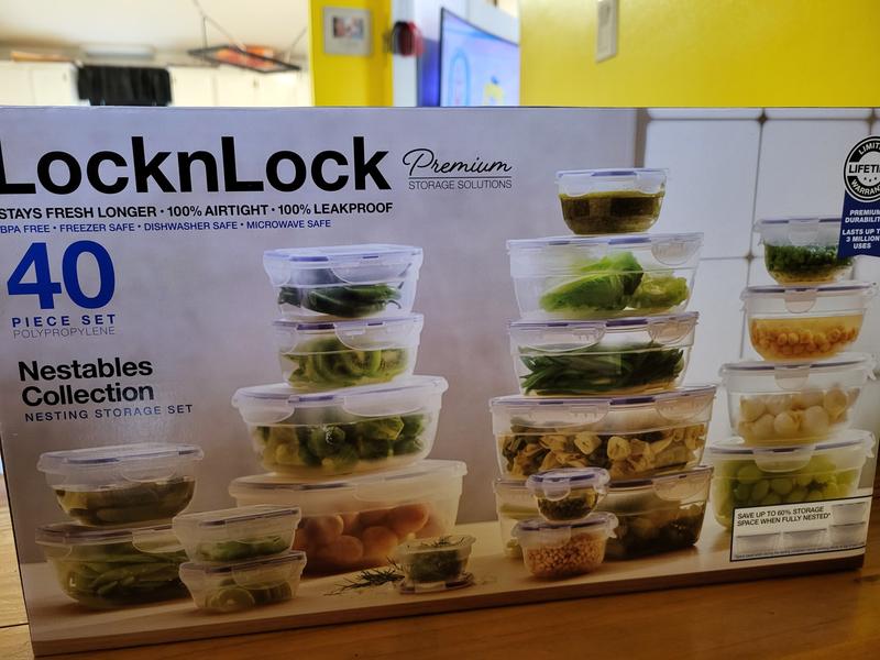 LocknLock Easy Essentials Specialty Stackable 6-Piece Bowls Set