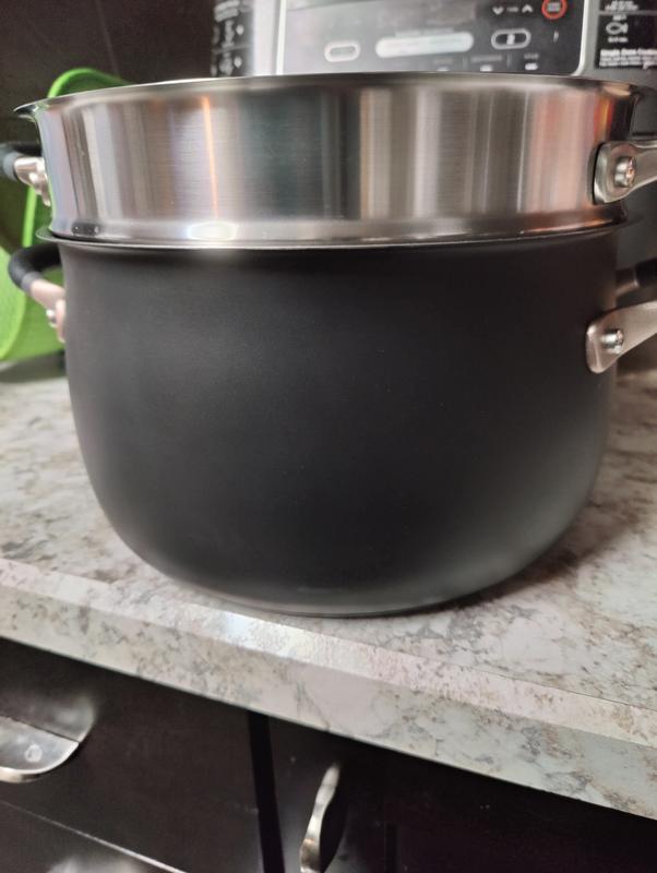 With the steamer in it