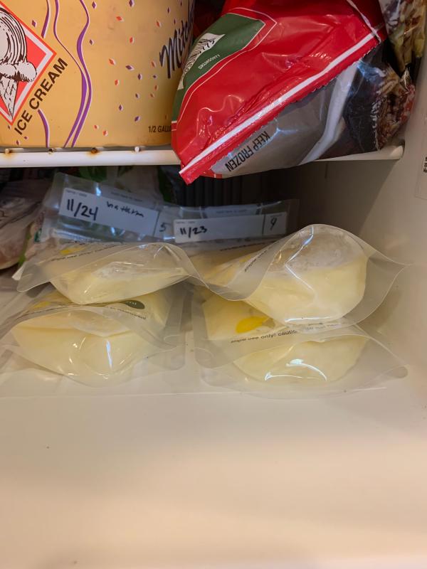 Flat style freezer storage