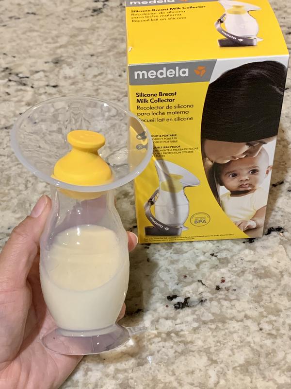 Medela Silicone Breast Milk Collector Double Leak Proof, Lanyard - 3.4 fl  oz