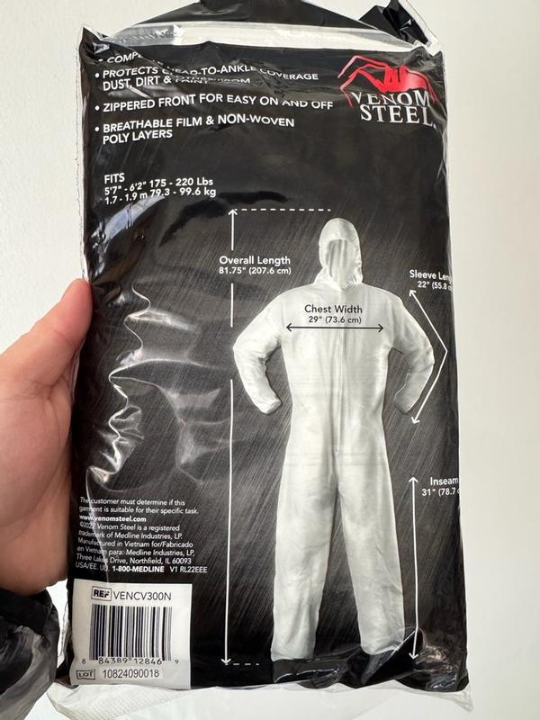 Venom Steel Safety Coverall VENCV300XXLNH | AutoZone