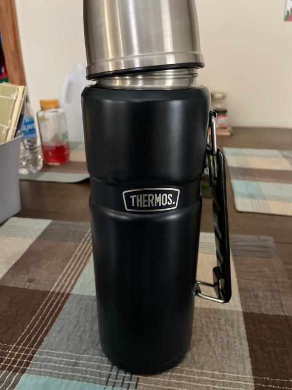 Thermos Stainless King 2-liter/68-ounce Beverage Bottle, Midnight
