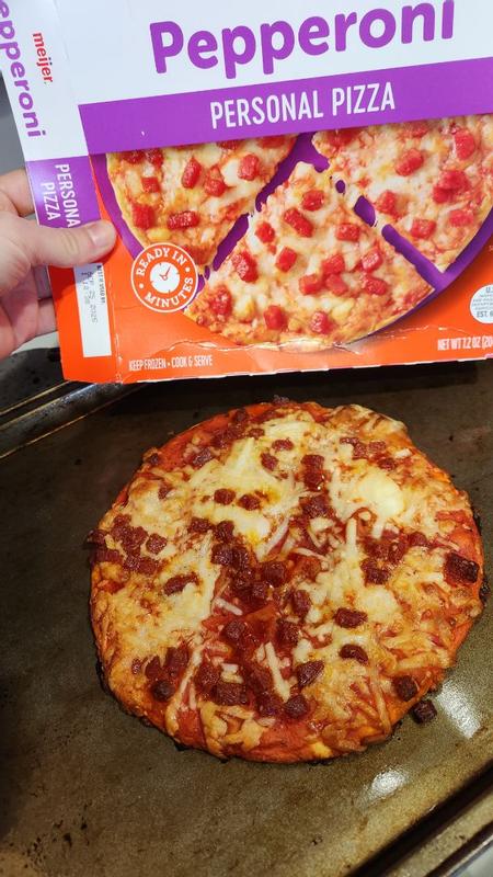 Meijer Pepperoni Personal Size Frozen Pizza, 7.2 oz