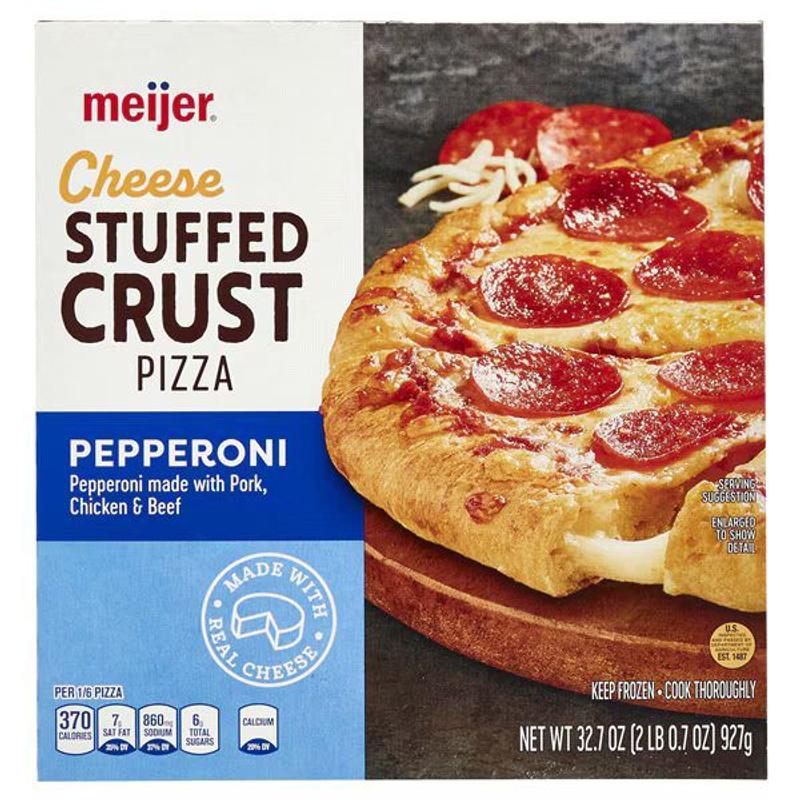 Meijer Stuffed Crust Pepperoni Pizza, 32.7 oz | Meijer