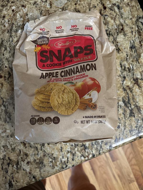 Stauffer's SNAPS Apple Cinnamon, 14oz Bag – Meiji America