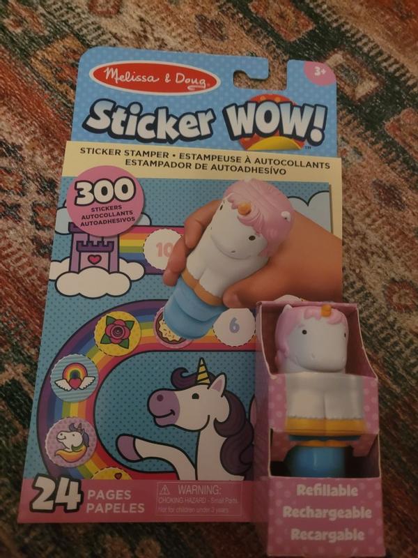 Melissa & Doug Sticker WOW!™ Refill Stickers – Unicorn (Stickers